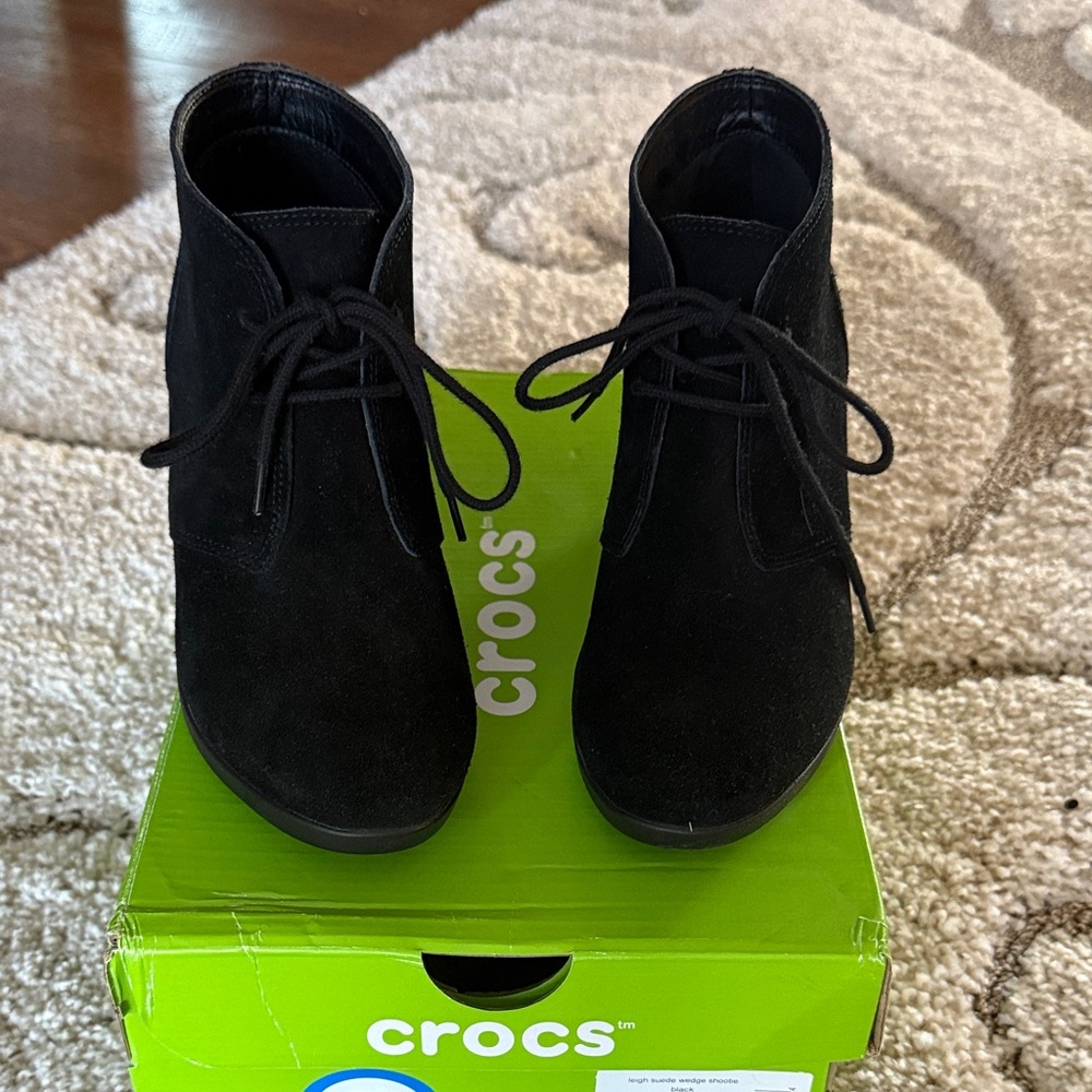 CROCS Black Ankle Boots